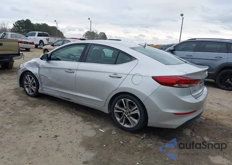 2017 Hyundai Elantra Limited из США, поврежденный, VIN 5NPD84LF5HH072733